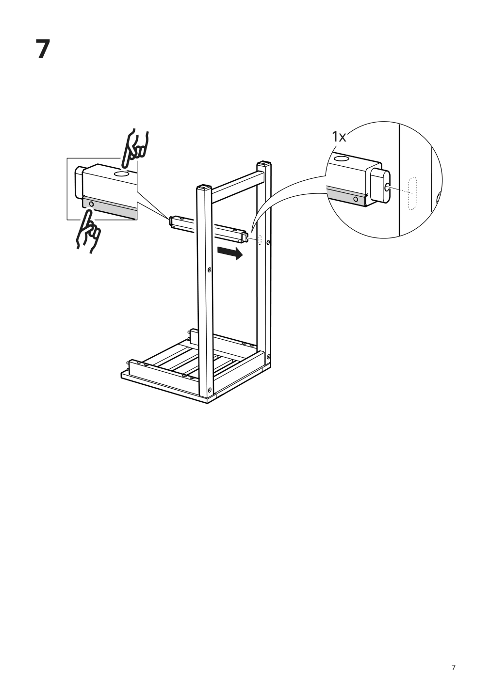 Assembly instructions for IKEA Naemmaroe bar stool outdoor light brown stained | Page 7 - IKEA NÄMMARÖ bar table and 2 bar stools, outdoor 595.151.82