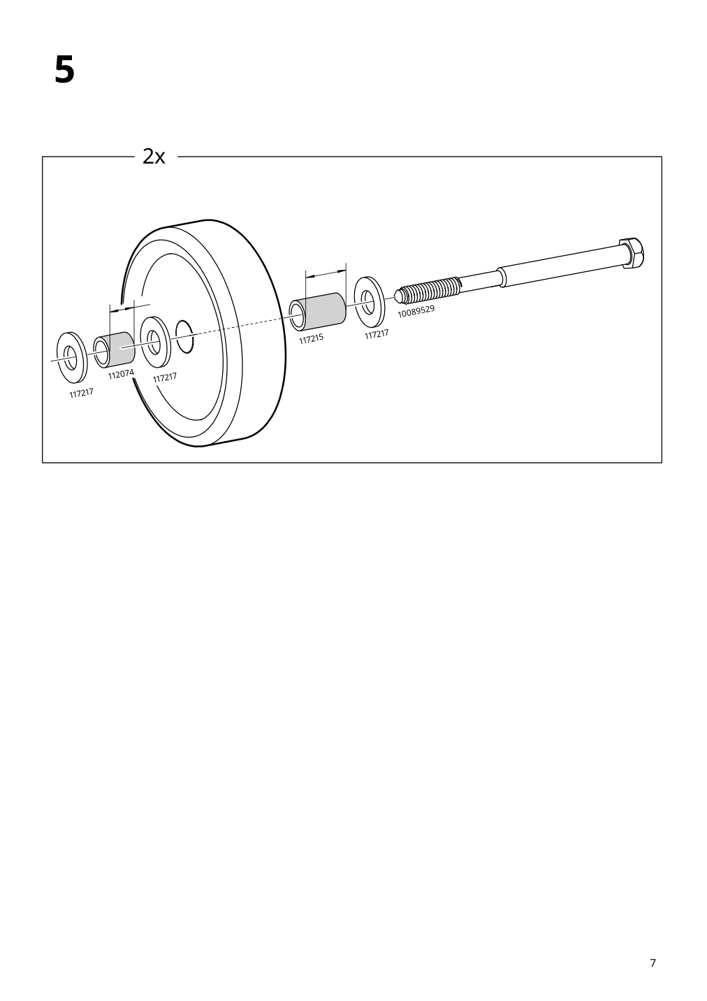 Assembly instructions for IKEA Naemmaroe chaise outdoor light brown stained | Page 7 - IKEA NÄMMARÖ chaise 594.912.23