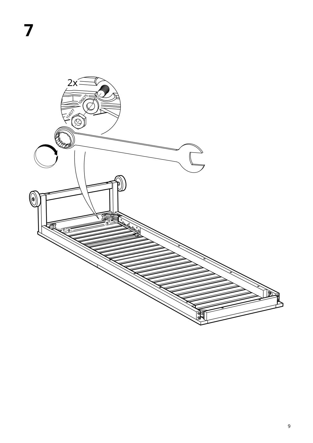 Assembly instructions for IKEA Naemmaroe chaise outdoor light brown stained | Page 9 - IKEA NÄMMARÖ chaise 305.033.54