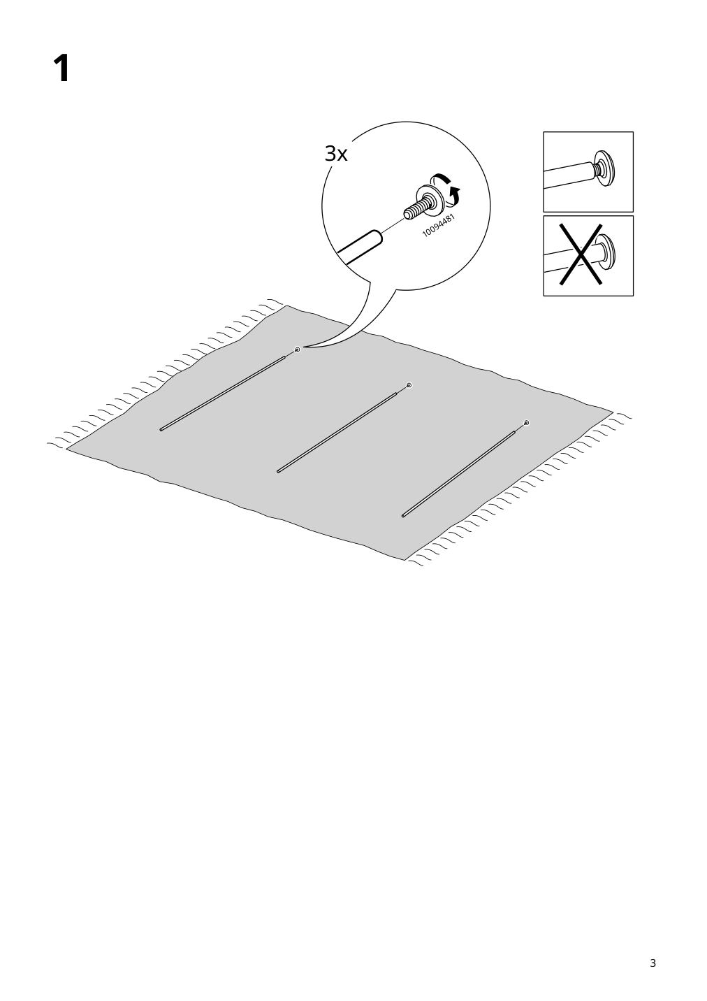 Assembly instructions for IKEA Naemmaroe privacy screen light brown stained indoor outdoor | Page 3 - IKEA NÄMMARÖ privacy screen 205.327.43