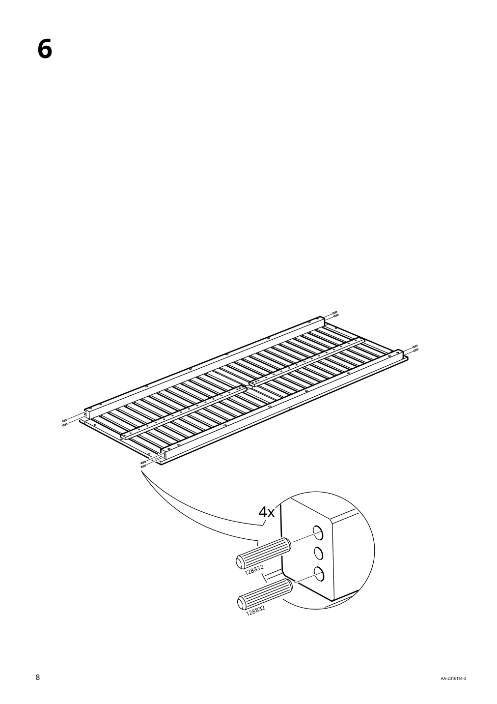 Assembly instructions for IKEA Naemmaroe table outdoor light brown stained | Page 8 - IKEA NÄMMARÖ table, outdoor 305.102.98