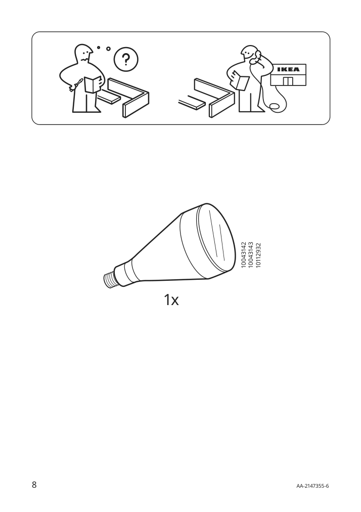 Assembly instructions for IKEA Naevlinge led clamp spotlight black | Page 8 - IKEA NÄVLINGE LED clamp spotlight 004.498.77