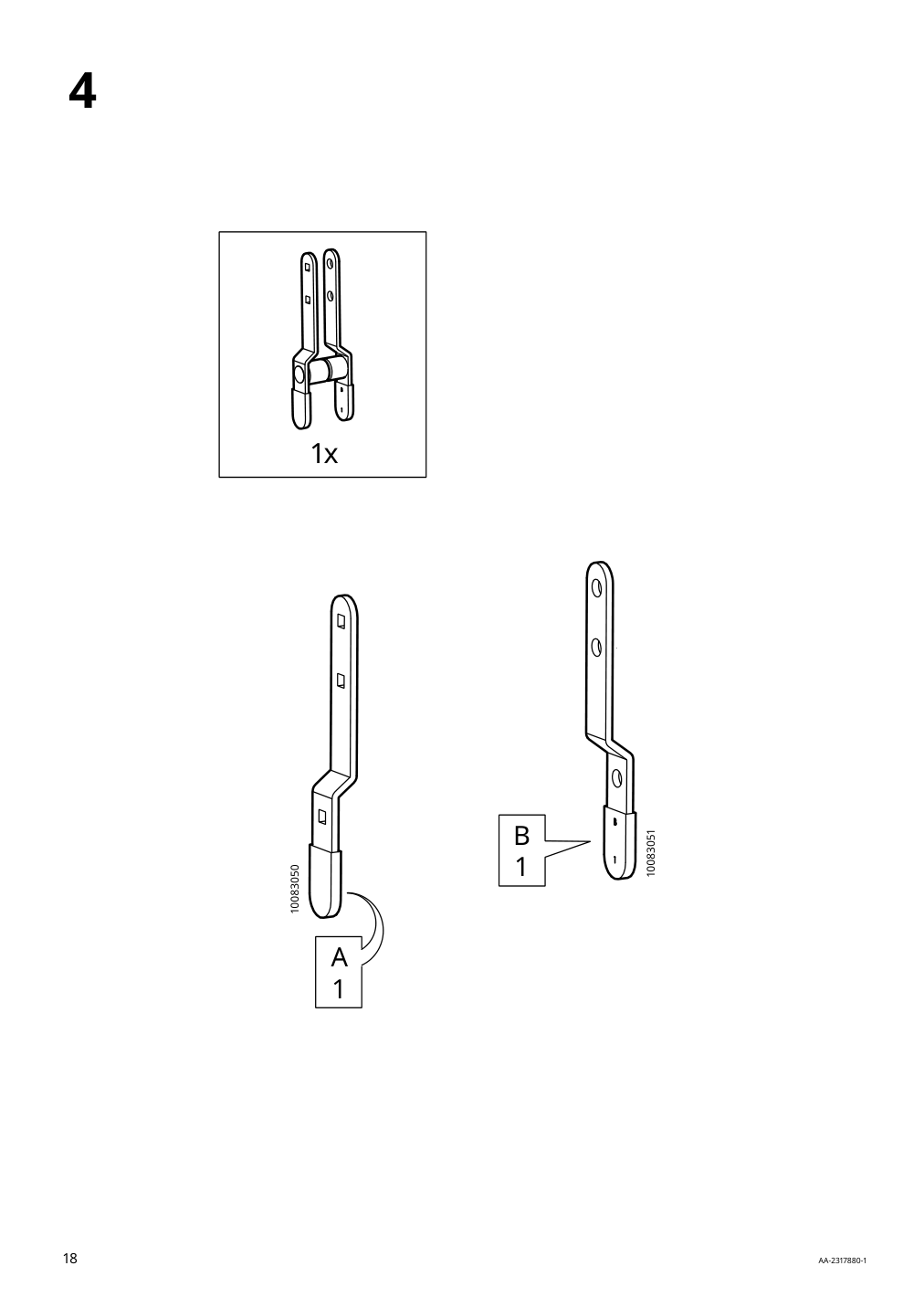 Assembly instructions for IKEA Nattapa guard rail white | Page 18 - IKEA NATTAPA guard rail 504.657.61