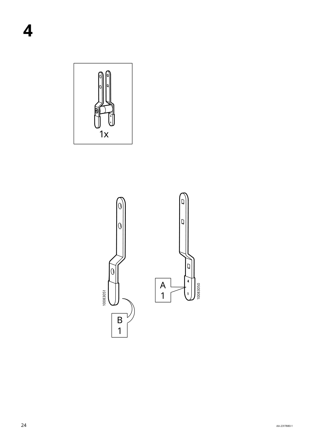 Assembly instructions for IKEA Nattapa guard rail white | Page 24 - IKEA NATTAPA guard rail 504.657.61