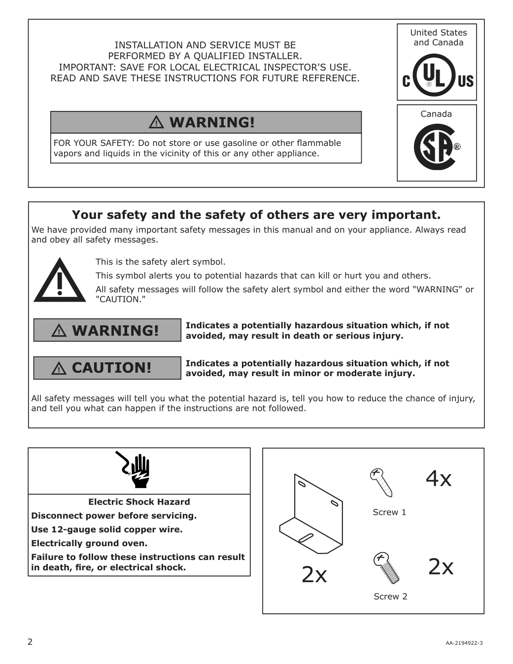 Assembly instructions for IKEA Foervaella glass ceramic cooktop black | Page 2 - IKEA FÖRVÄLLA glass ceramic cooktop 904.620.63