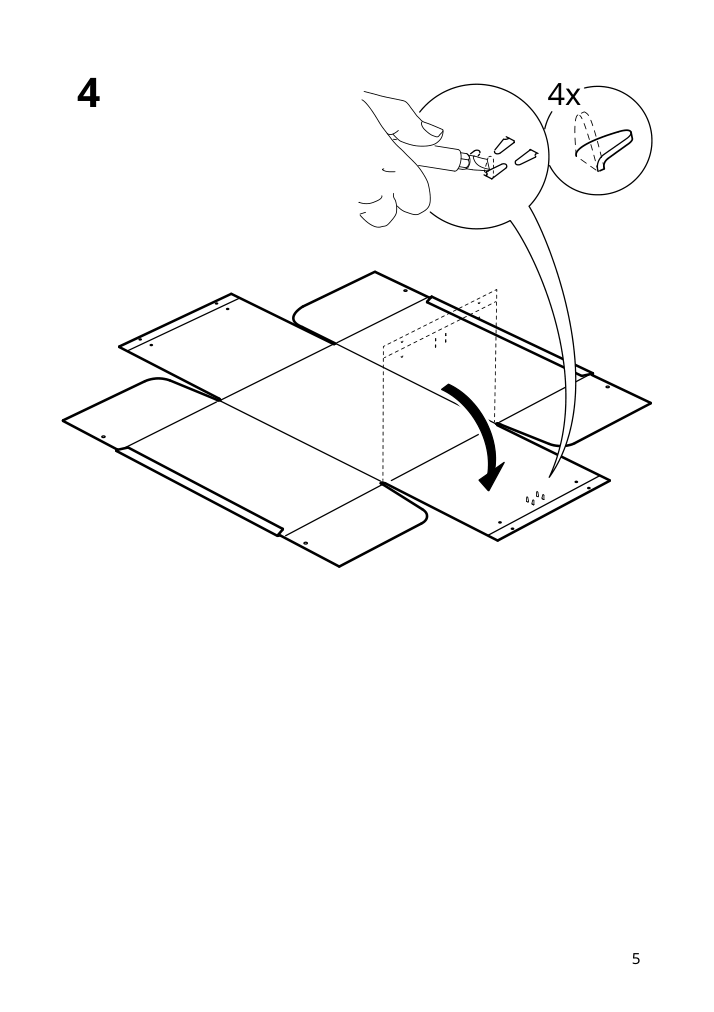 Assembly instructions for IKEA Nimm storage box with lid black | Page 5 - IKEA NIMM storage box with lid 005.200.53