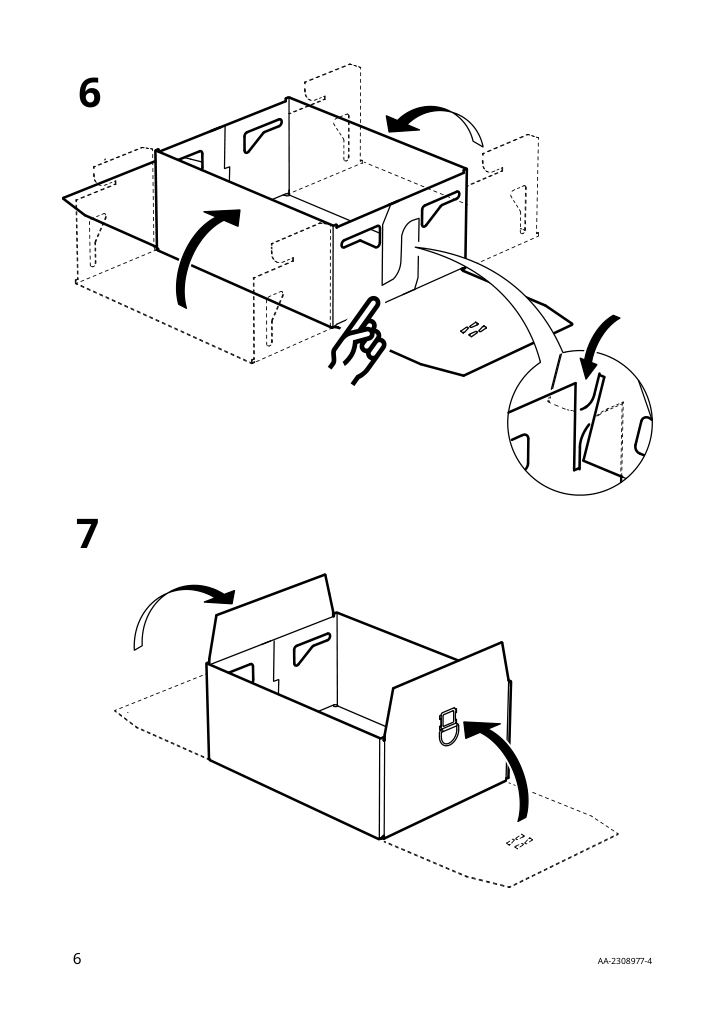 Assembly instructions for IKEA Nimm storage box with lid light grey beige | Page 6 - IKEA NIMM storage box with lid 005.523.84