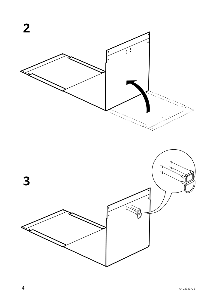 Assembly instructions for IKEA Nimm storage box with lid light grey beige | Page 4 - IKEA NIMM storage box with lid 505.524.33