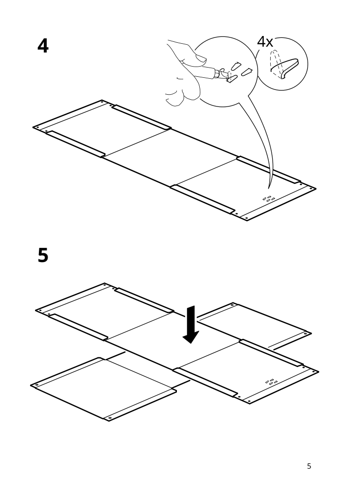Assembly instructions for IKEA Nimm storage box with lid light grey beige | Page 5 - IKEA NIMM storage box with lid 505.524.33