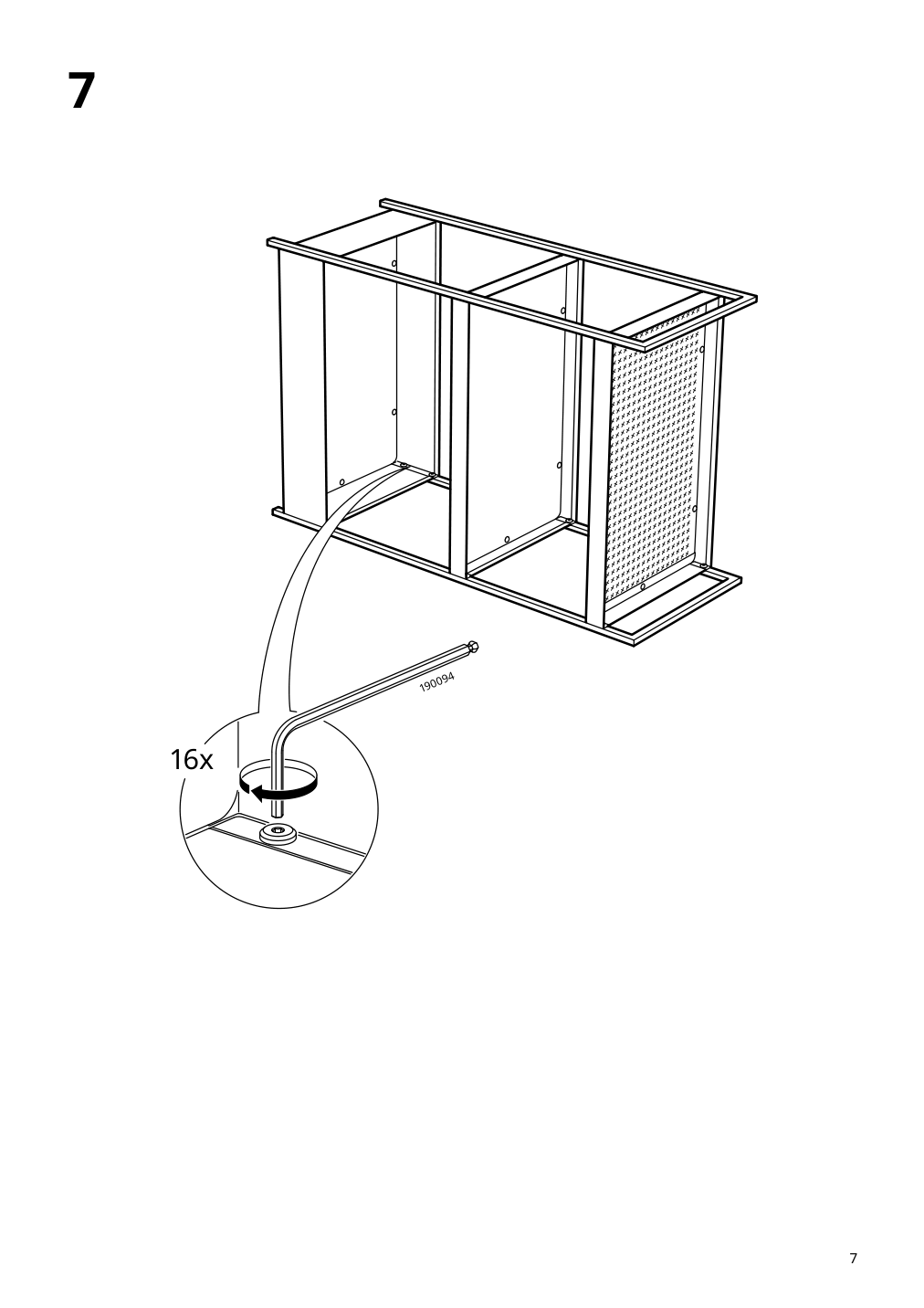 Assembly instructions for IKEA Nissafors utility cart yellow | Page 7 - IKEA NISSAFORS utility cart 205.808.47