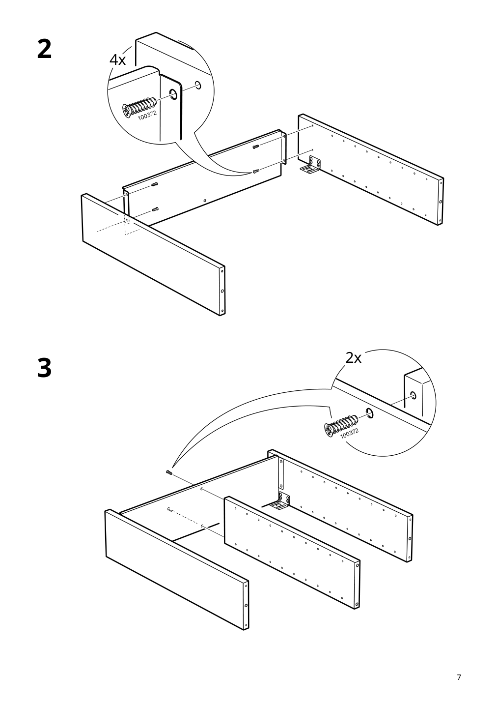 Assembly instructions for IKEA Norberg wall mount drop leaf tbl w storage white | Page 7 - IKEA NORBERG wall-mount drop-leaf tbl w storage 204.979.28