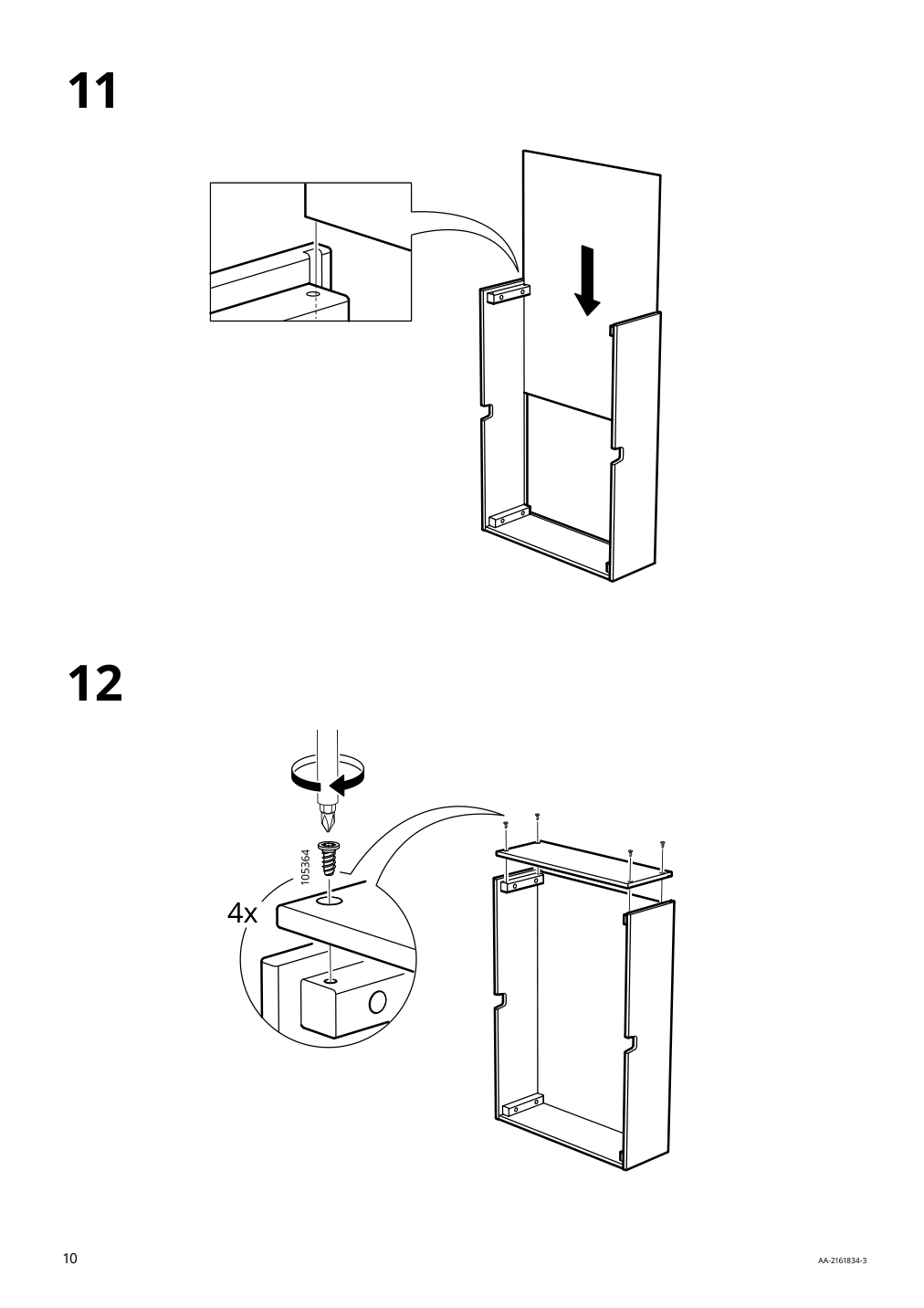 Assembly instructions for IKEA Nordkisa nightstand bamboo | Page 10 - IKEA NORDKISA nightstand 004.307.45