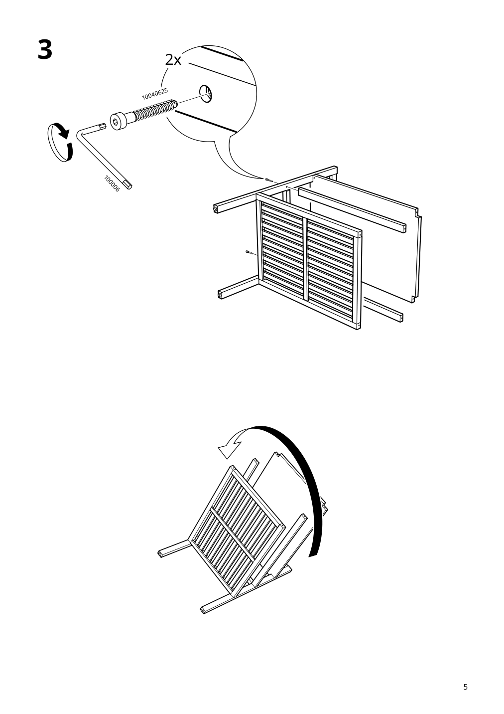 Assembly instructions for IKEA Nordkisa nightstand bamboo | Page 5 - IKEA NORDKISA nightstand 004.307.45