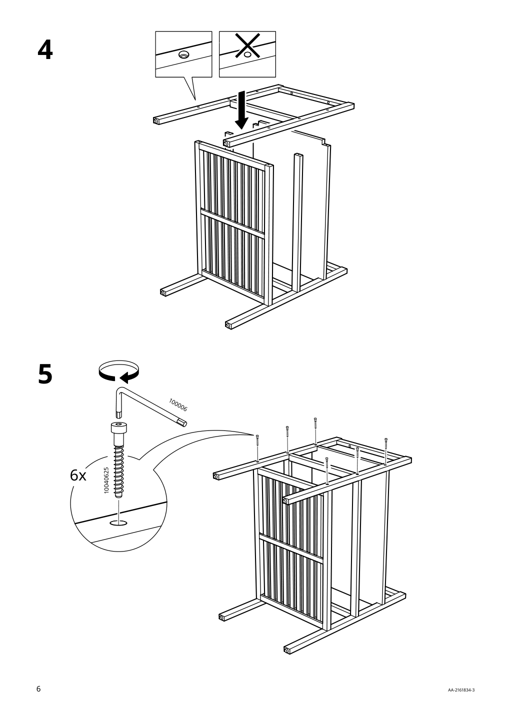 Assembly instructions for IKEA Nordkisa nightstand bamboo | Page 6 - IKEA NORDKISA nightstand 004.307.45