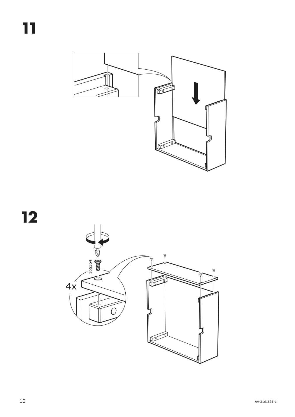 Assembly instructions for IKEA Nordkisa nightstand bamboo | Page 10 - IKEA NORDKISA nightstand 604.476.77