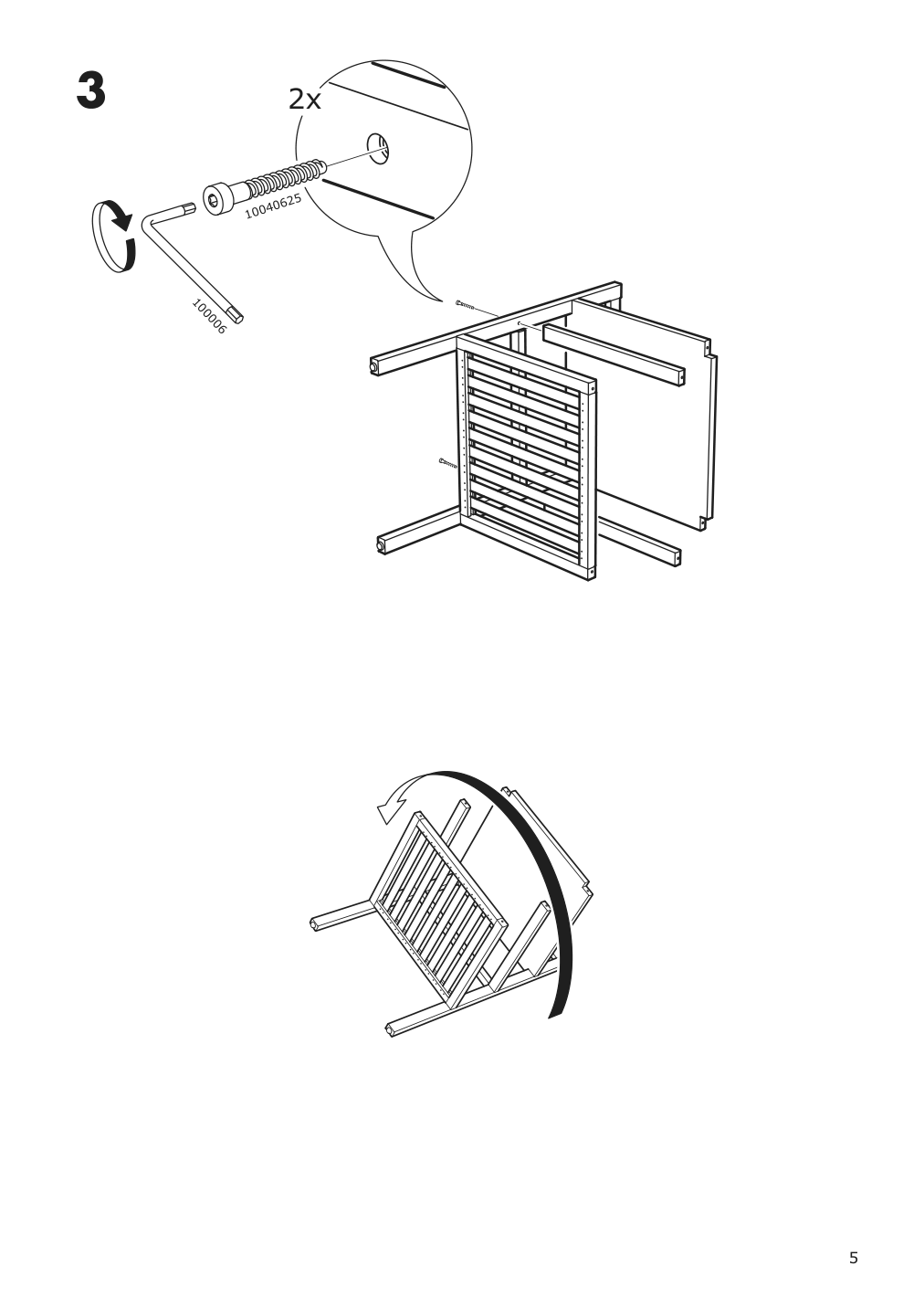 Assembly instructions for IKEA Nordkisa nightstand bamboo | Page 5 - IKEA NORDKISA nightstand 604.476.77