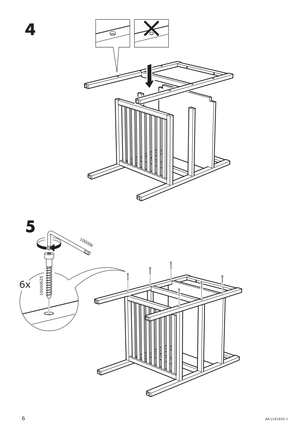 Assembly instructions for IKEA Nordkisa nightstand bamboo | Page 6 - IKEA NORDKISA nightstand 604.476.77