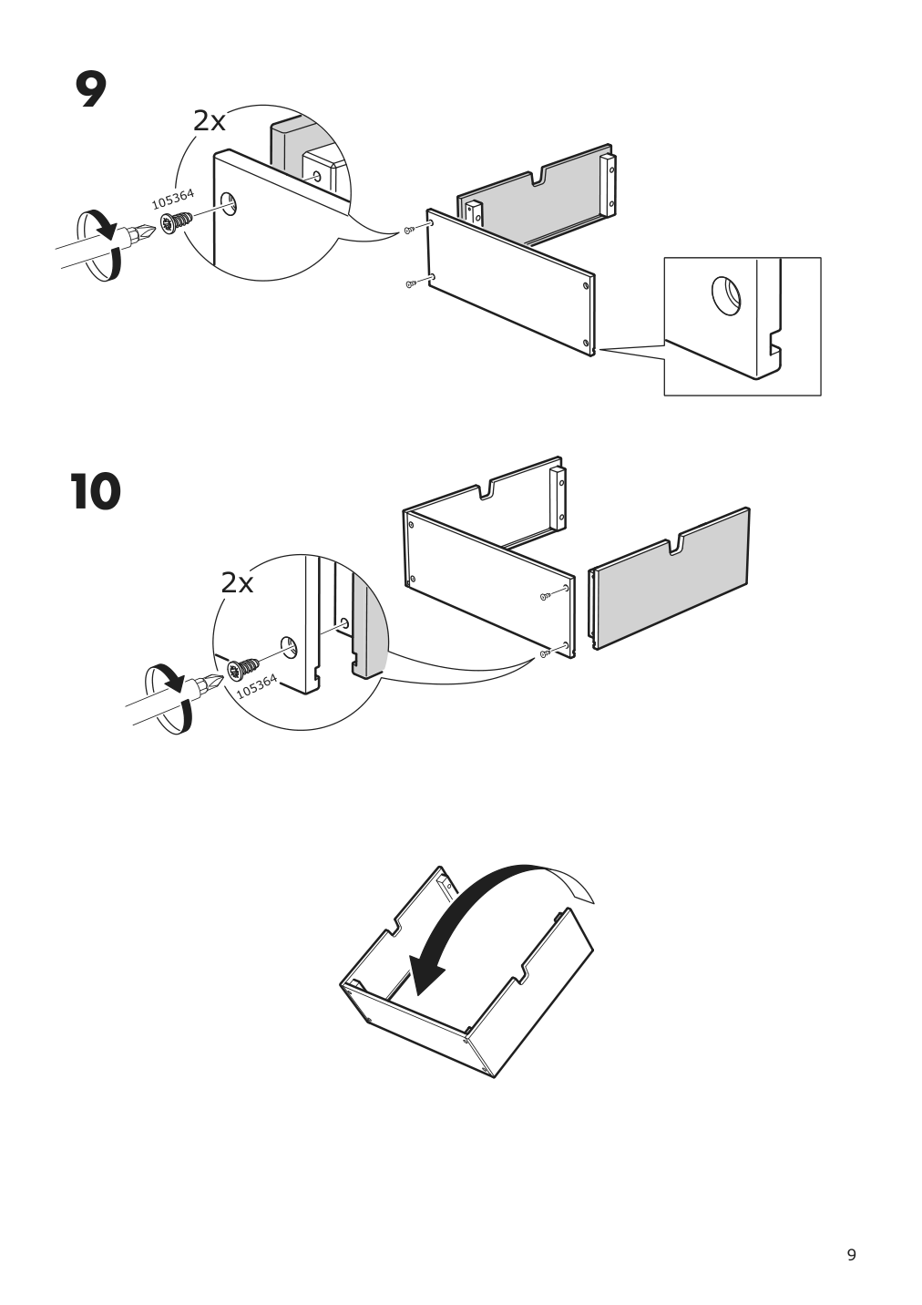 Assembly instructions for IKEA Nordkisa nightstand bamboo | Page 9 - IKEA NORDKISA nightstand 604.476.77