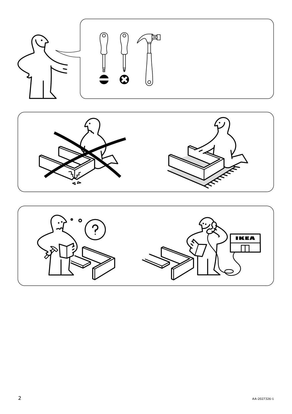 Assembly instructions for IKEA Nordli bed frame with storage anthracite | Page 2 - IKEA NORDLI bed frame with storage and mattress 295.450.48