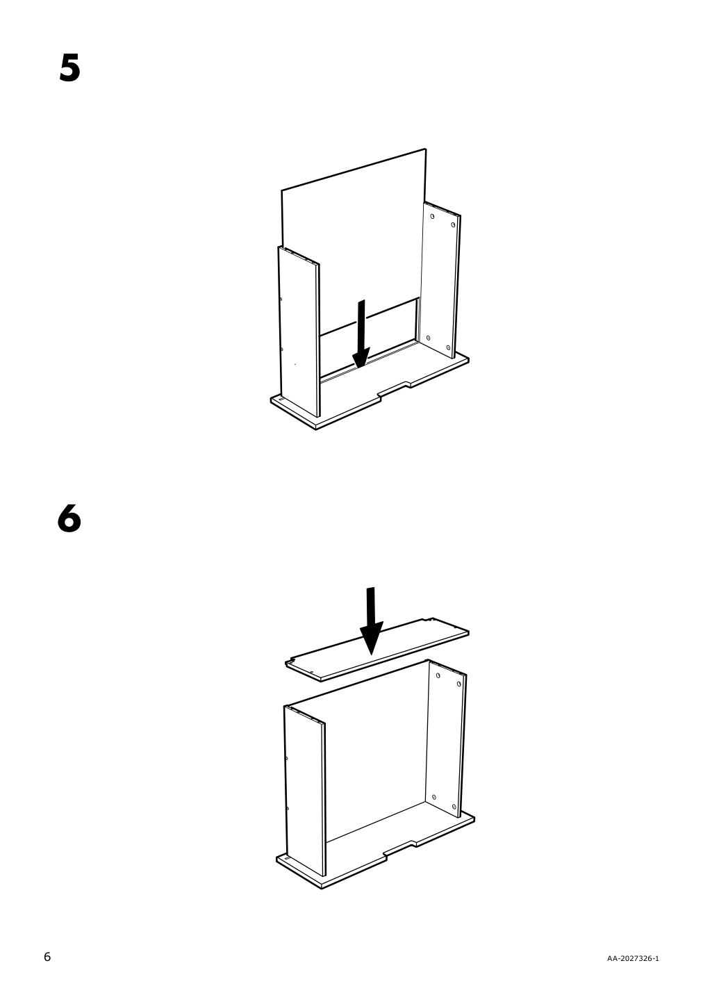 Assembly instructions for IKEA Nordli bed frame with storage anthracite | Page 6 - IKEA NORDLI bed frame with storage and mattress 295.450.48