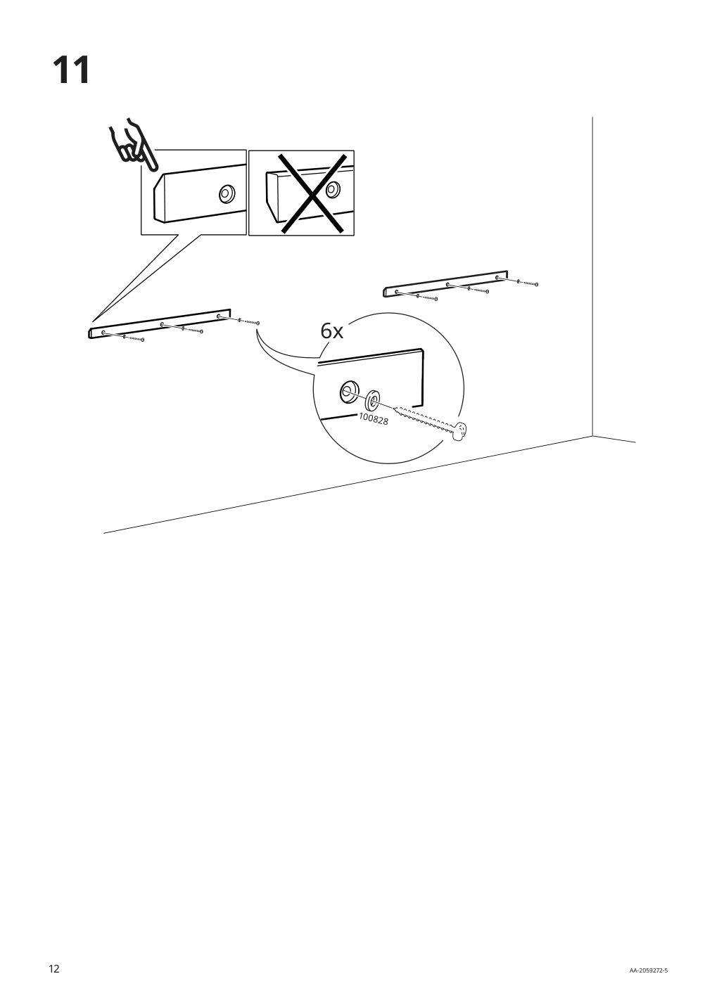 Assembly instructions for IKEA Nordli headboard white | Page 12 - IKEA NORDLI headboard 903.727.60