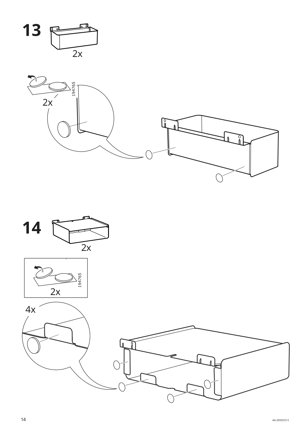 Assembly instructions for IKEA Nordli headboard white | Page 14 - IKEA NORDLI headboard 903.727.60