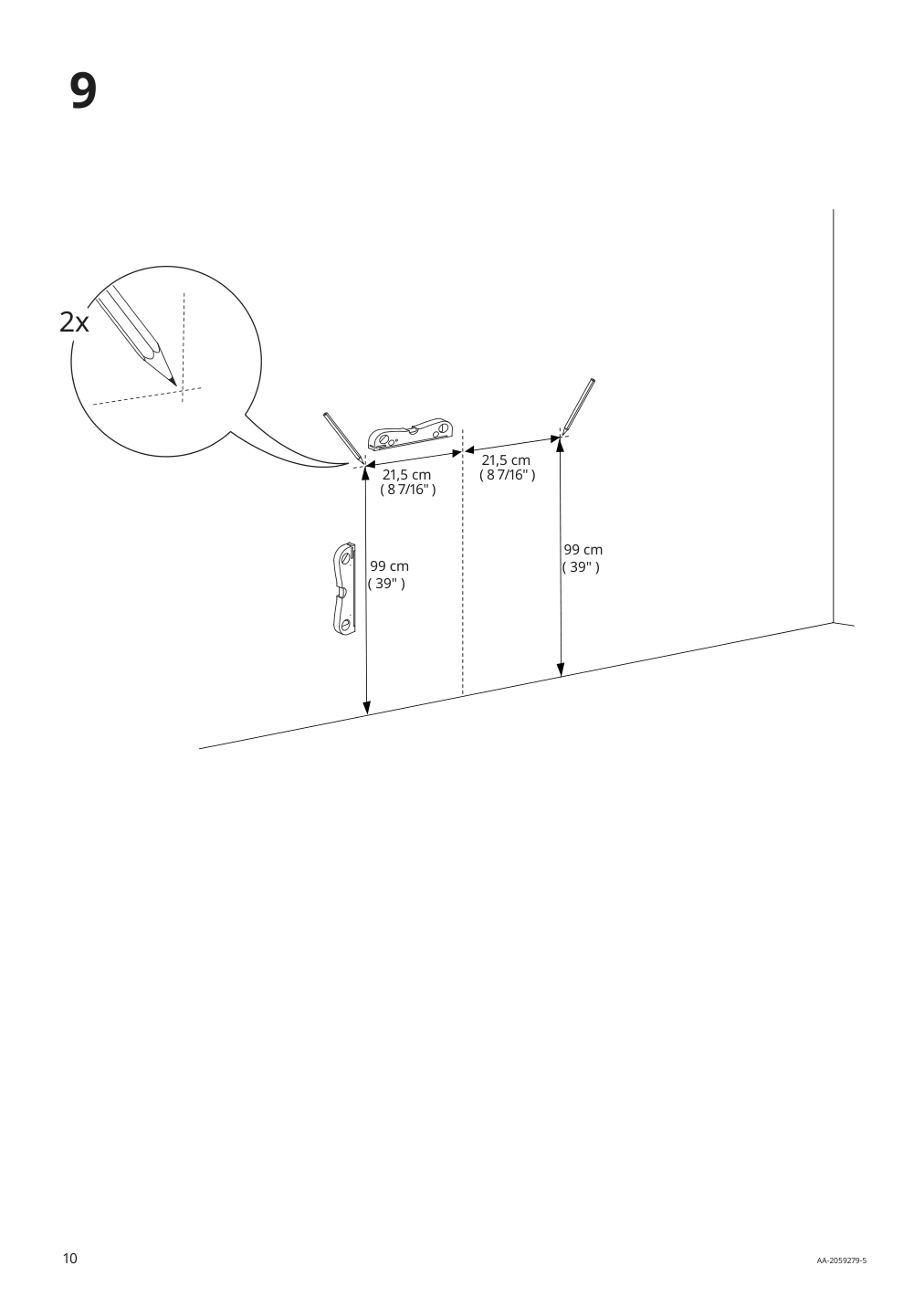 Assembly instructions for IKEA Nordli headboard anthracite | Page 10 - IKEA NORDLI bed with headboard and storage 392.414.09