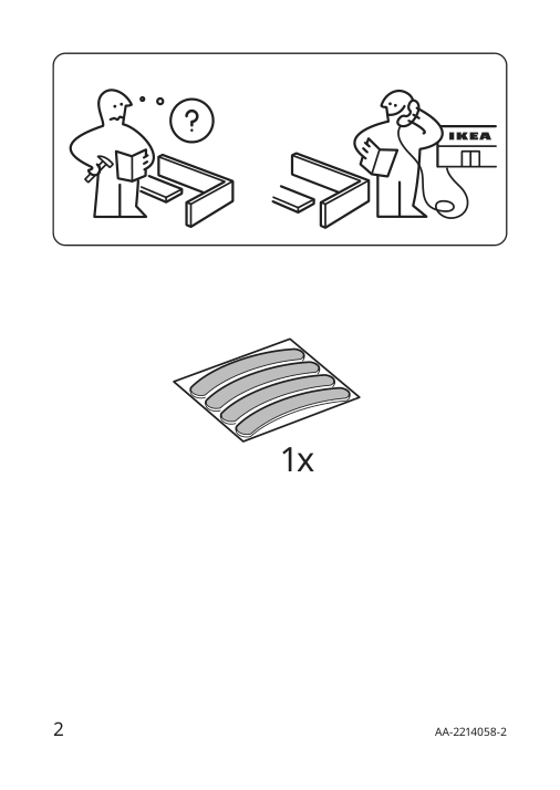 Assembly instructions for IKEA Nordmaerke wireless charger white cork | Page 2 - IKEA NORDMÄRKE wireless charger 804.721.14