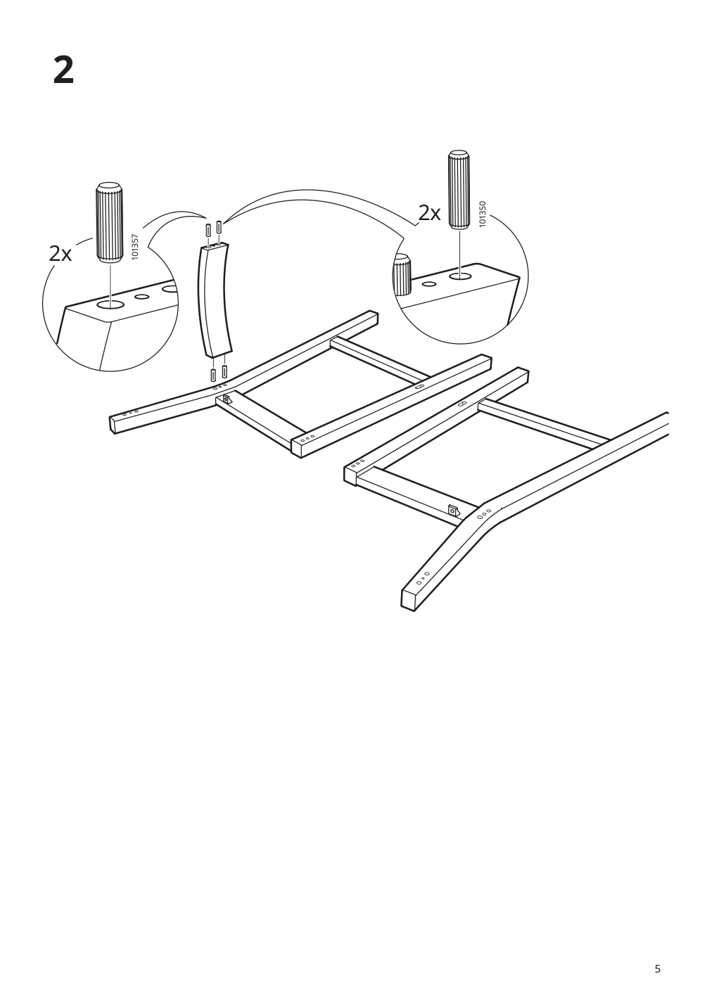 Assembly instructions for IKEA Nordviken bar stool with backrest black | Page 5 - IKEA NORDVIKEN bar stool with backrest 803.691.12