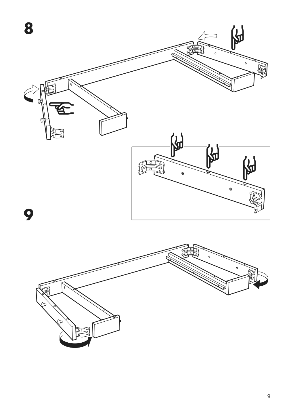 Assembly instructions for IKEA Nordviken bar table black | Page 9 - IKEA NORDVIKEN bar table 003.688.14