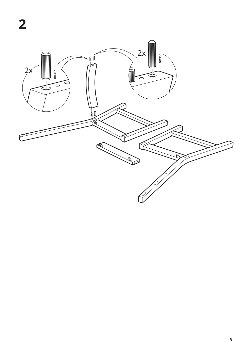 Assembly instructions for IKEA Nordviken chair white | Page 5 - IKEA NORDVIKEN / NORDVIKEN table and 4 chairs 493.051.65