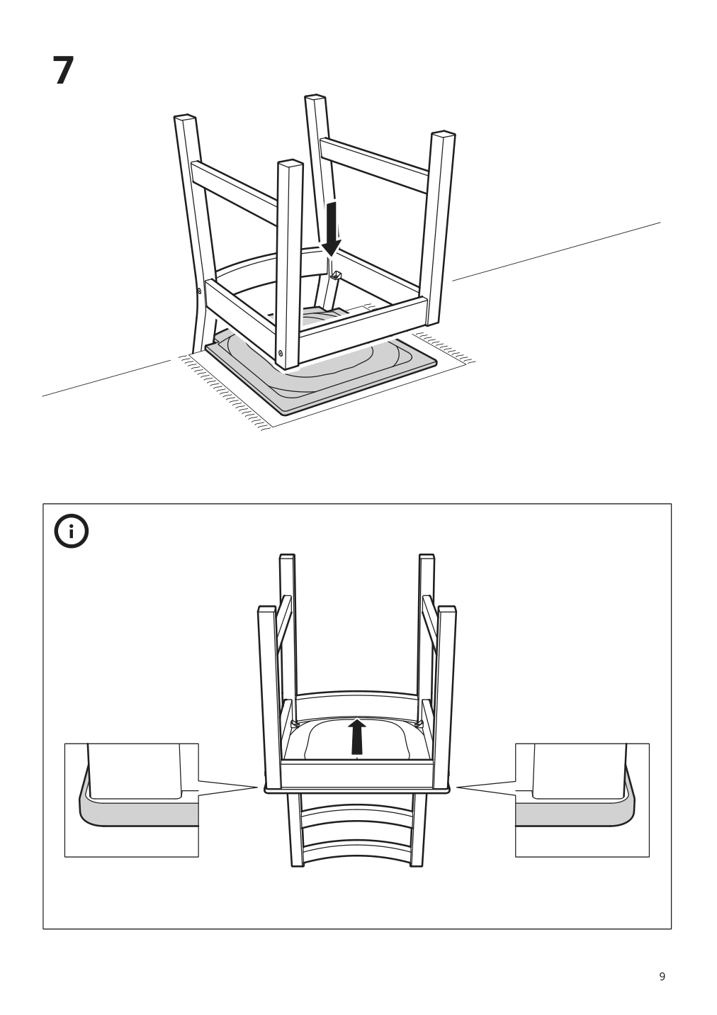 Assembly instructions for IKEA Nordviken chair black | Page 9 - IKEA NORDVIKEN / NORDVIKEN table and 2 chairs 893.050.74