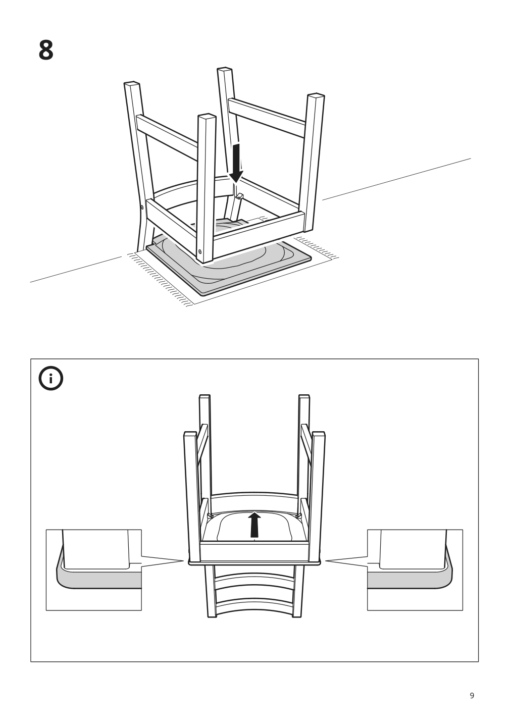 Assembly instructions for IKEA Nordviken chair black | Page 9 - IKEA NORDVIKEN / NORDVIKEN table and 4 chairs 593.051.55