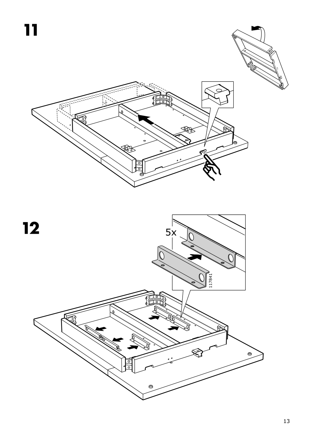 Assembly instructions for IKEA Nordviken drop leaf table black | Page 13 - IKEA NORDVIKEN / NORDVIKEN table and 2 chairs 893.050.74