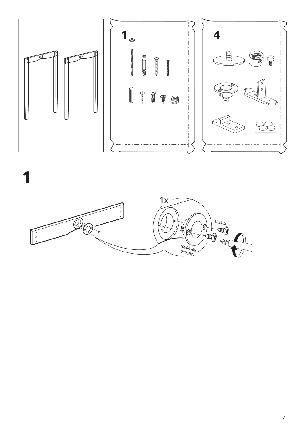 Assembly instructions for IKEA Nordviken extendable table antique stain | Page 7 - IKEA NORDVIKEN / NORDVIKEN table and 6 chairs 993.998.78