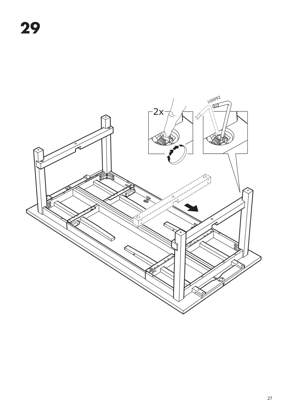 Assembly instructions for IKEA Nordviken extendable table white | Page 27 - IKEA NORDVIKEN / NORDVIKEN table and 4 chairs 493.051.65