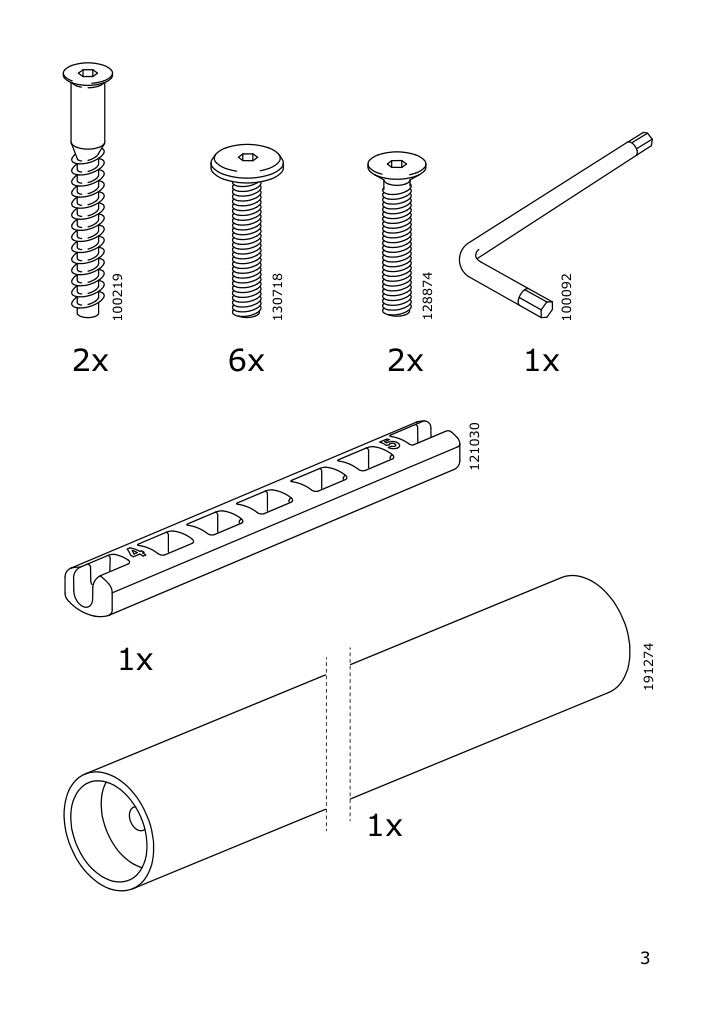 Assembly instructions for IKEA Norraryd bar stool with backrest black | Page 3 - IKEA NORRARYD bar stool with backrest 003.977.36