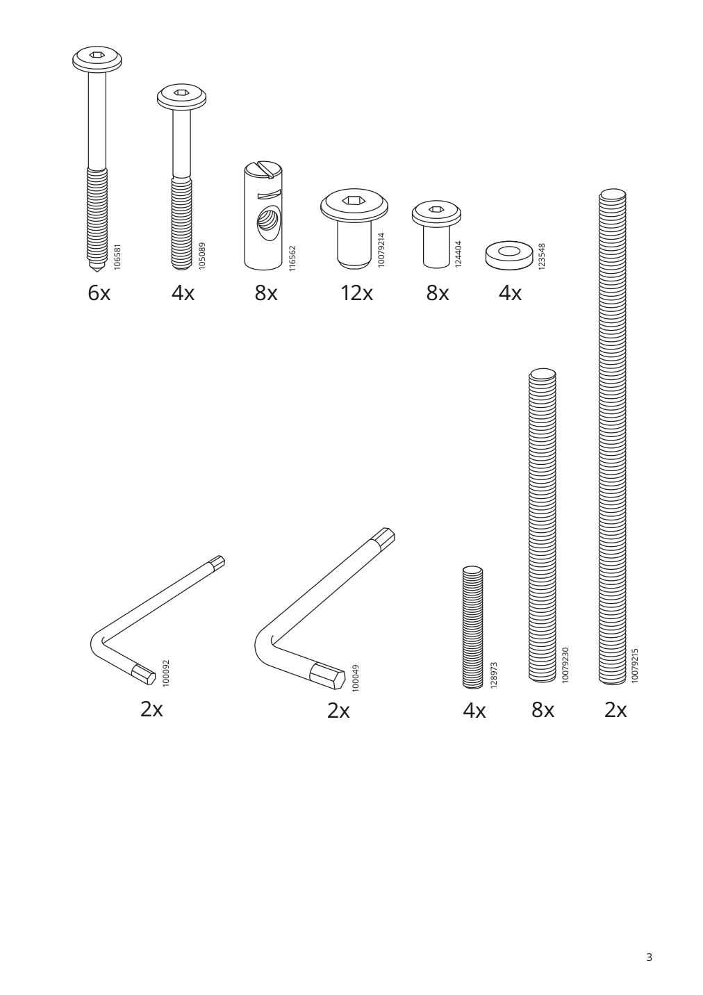 Assembly instructions for IKEA Norrmansoe table outdoor acacia | Page 3 - IKEA NORRMANSÖ table, outdoor 305.007.94