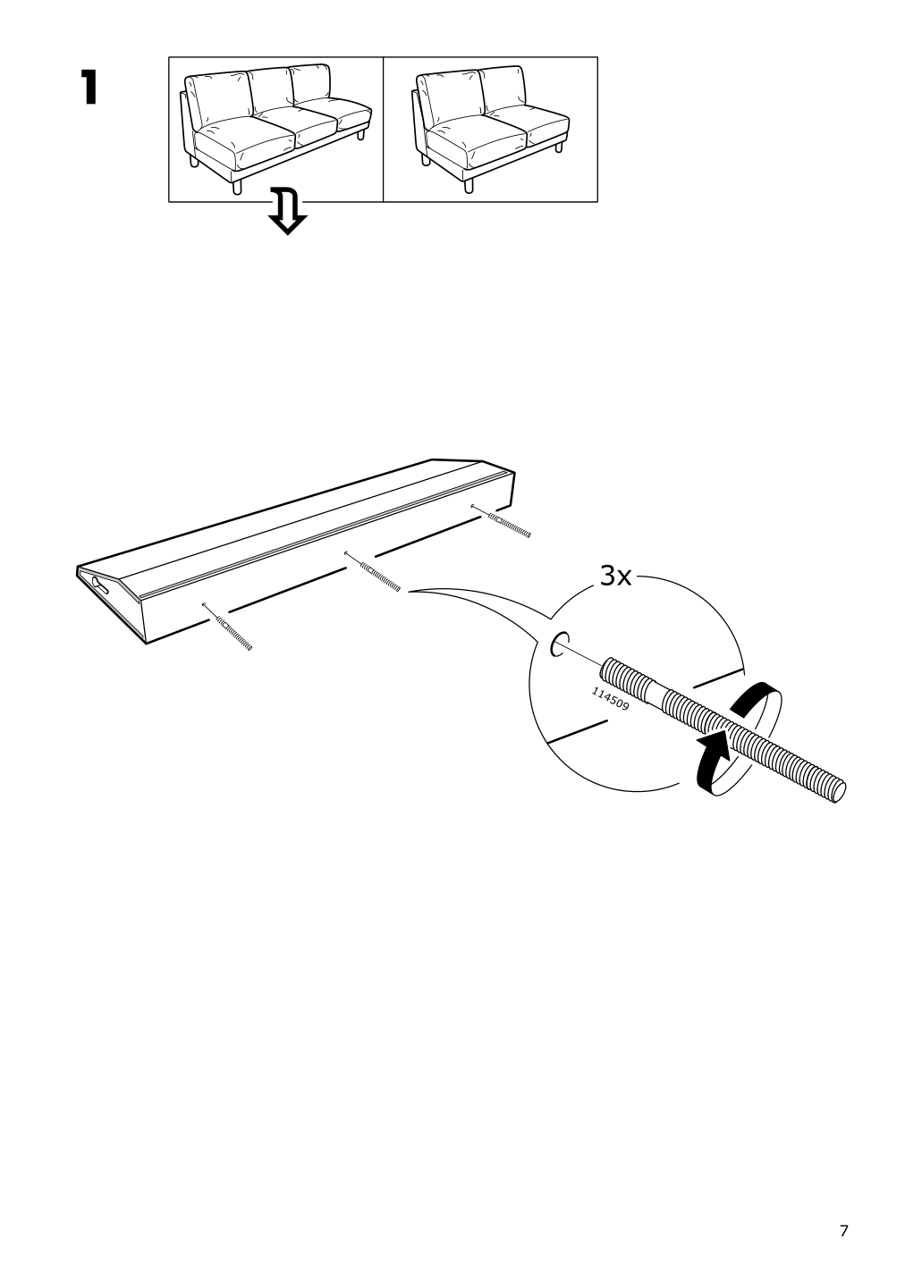 Assembly instructions for IKEA Norsborg cover for armrest edum beige | Page 7 - IKEA NORSBORG cover for armrest 403.826.10