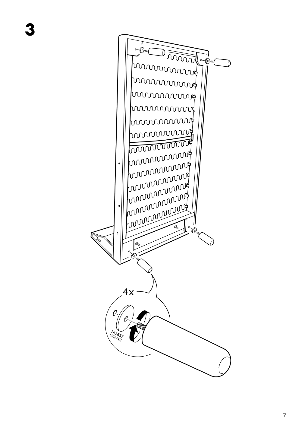 Assembly instructions for IKEA Norsborg cover for chaise edum dark blue | Page 7 - IKEA NORSBORG cover for chaise 103.042.18