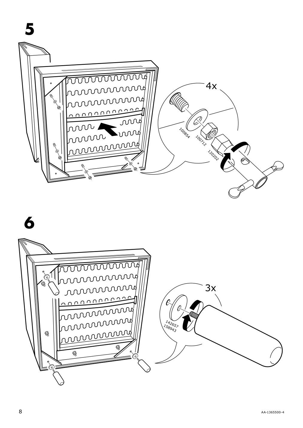 Assembly instructions for IKEA Norsborg cover for corner section edum beige | Page 8 - IKEA NORSBORG cover for corner section 703.826.18