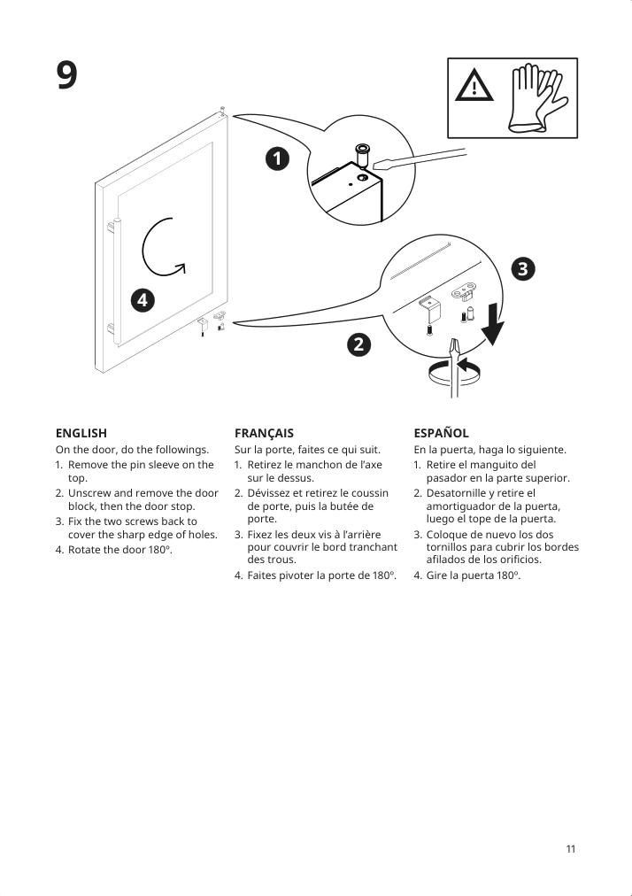 Assembly instructions for IKEA Numrerad 52 bottle wine cooler stainless steel | Page 11 - IKEA NUMRERAD 52-bottle wine cooler 404.621.50