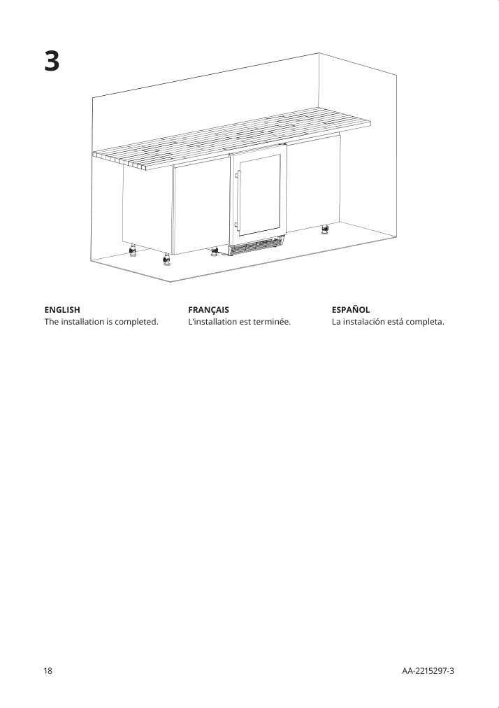 Assembly instructions for IKEA Numrerad 52 bottle wine cooler stainless steel | Page 18 - IKEA NUMRERAD 52-bottle wine cooler 404.621.50