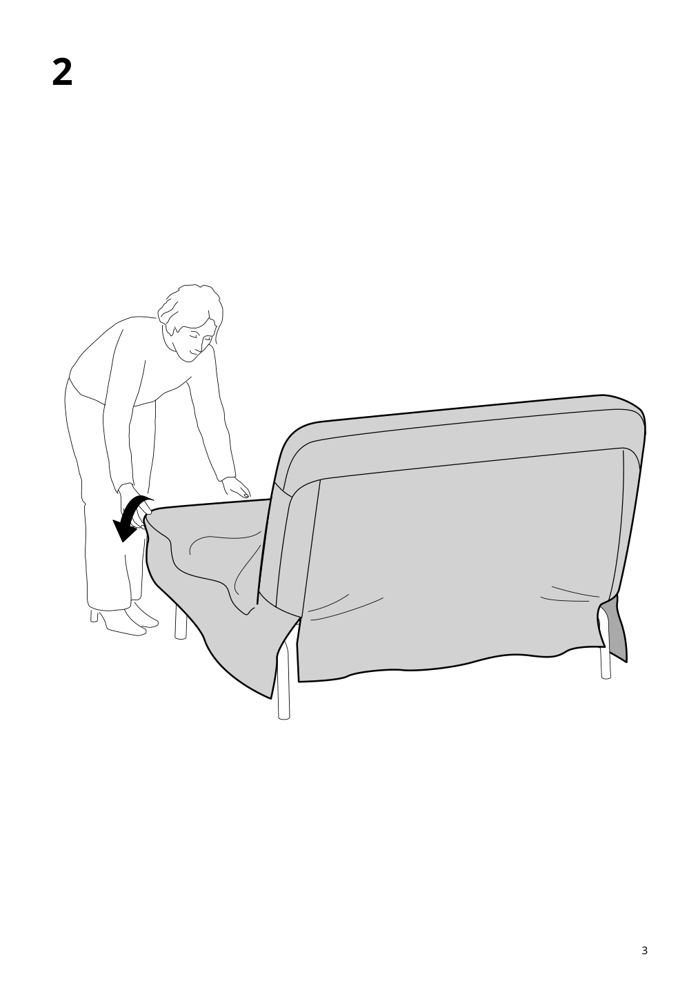 Assembly instructions for IKEA Nyhamn cover for sleeper sofa naggen dark gray | Page 3 - IKEA NYHAMN sleeper sofa 795.169.82