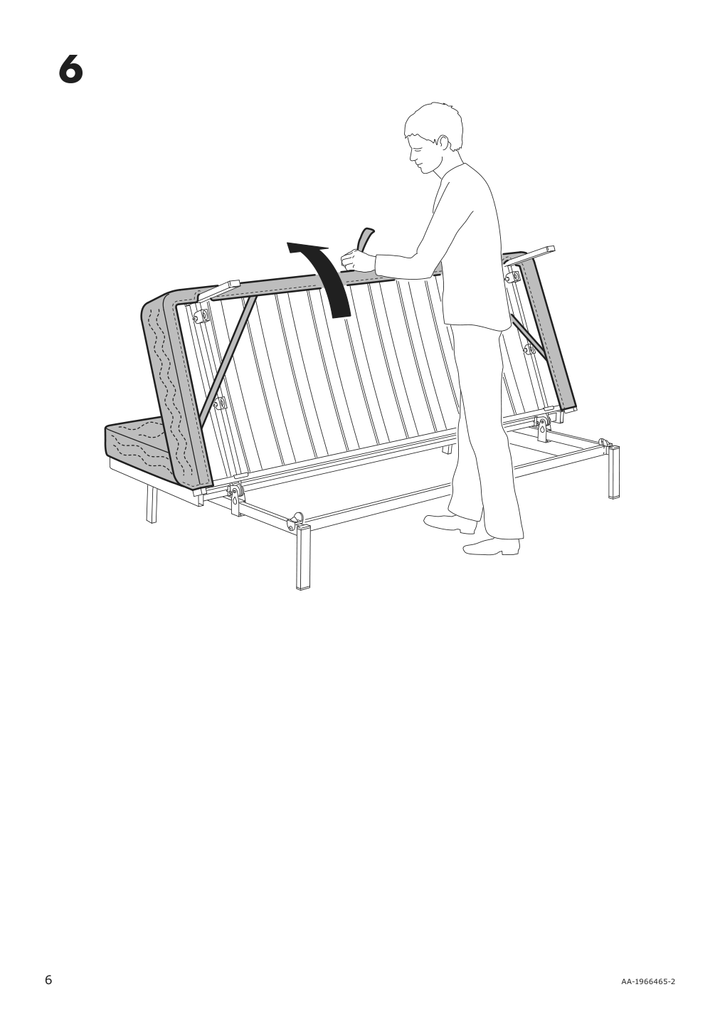 Assembly instructions for IKEA Nyhamn cover for sleeper sofa skiftebo yellow | Page 6 - IKEA NYHAMN cover for sleeper sofa 704.381.68