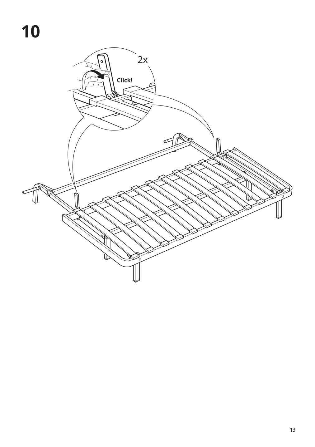 Assembly instructions for IKEA Nyhamn frame for sleeper sofa black | Page 13 - IKEA NYHAMN sleeper sofa 795.169.82