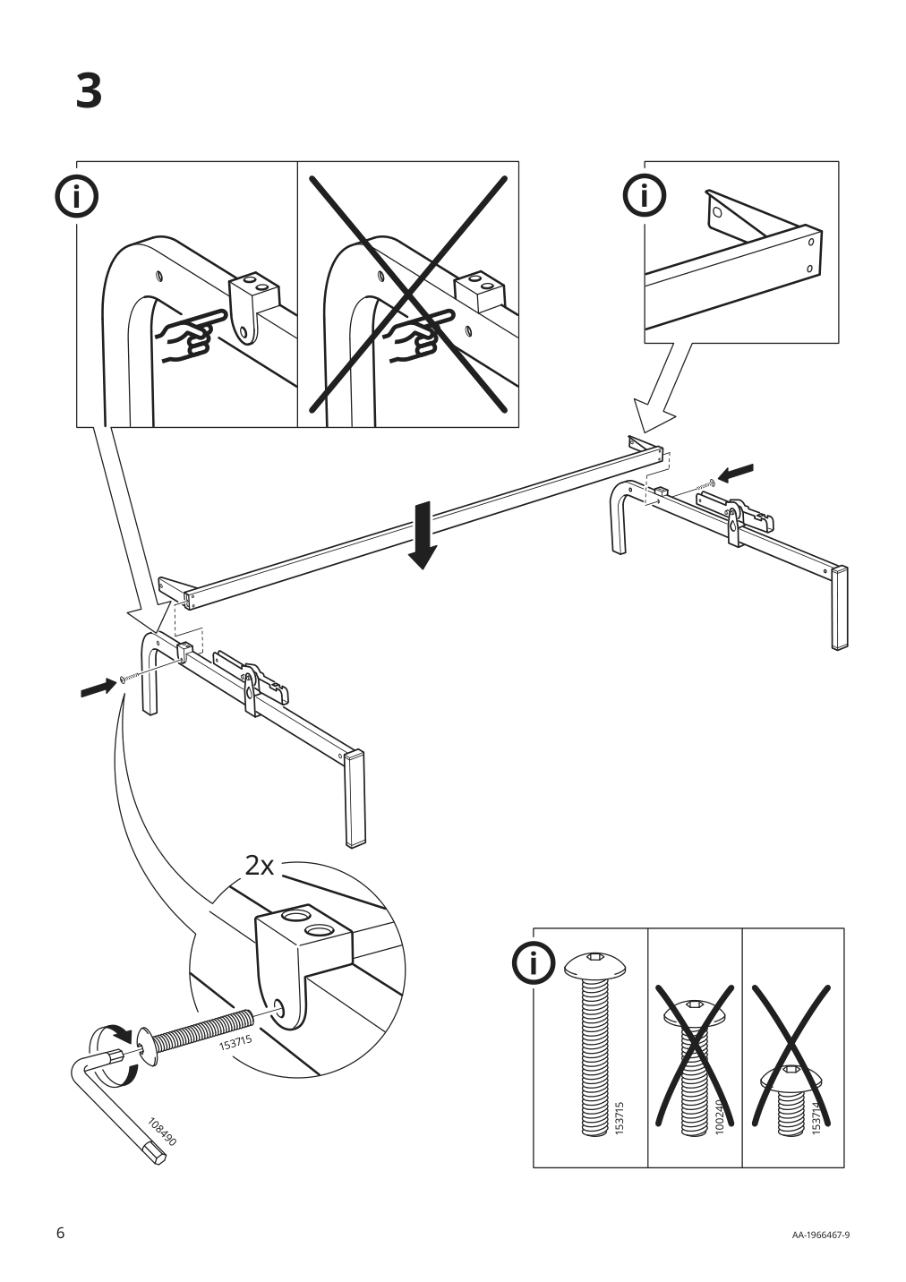 Assembly instructions for IKEA Nyhamn frame for sleeper sofa black | Page 6 - IKEA NYHAMN sleeper sofa 795.169.82