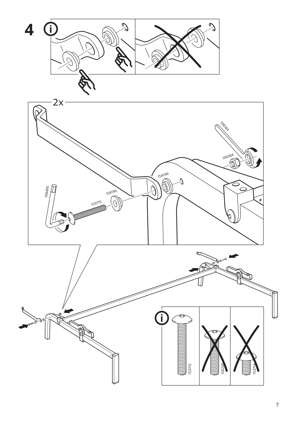 Assembly instructions for IKEA Nyhamn frame for sleeper sofa black | Page 7 - IKEA NYHAMN sleeper sofa 795.169.82