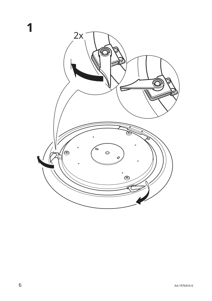 Assembly instructions for IKEA Nymane led ceiling lamp white | Page 6 - IKEA NYMÅNE LED ceiling lamp 603.362.74