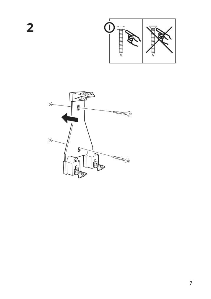 Assembly instructions for IKEA Nymane wall reading lamp white | Page 7 - IKEA NYMÅNE wall/reading lamp 203.569.09